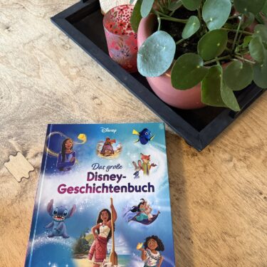 Das große Disney-Geschichtenbuch mit verschiedenen Disney-Charakteren auf dem Cover.